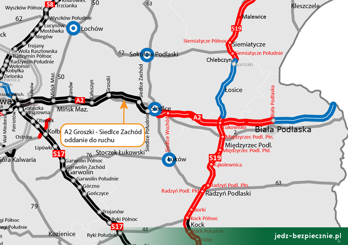 POLSKIE DROGI | Otwarcie autostrady A2 Groszki - Siedlce Zachód, woj. mazowieckie